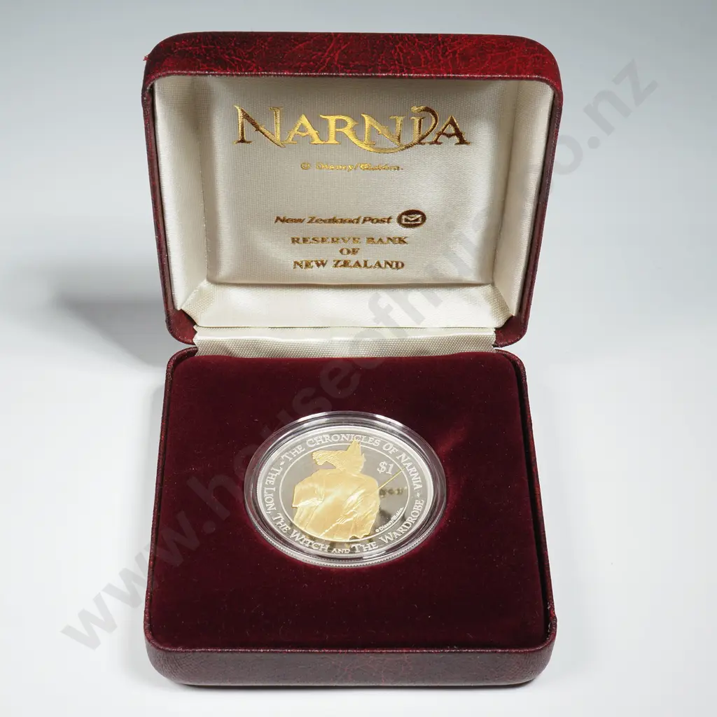 2006 Narnia One Ounce Silver Proof Coin  Image 1++