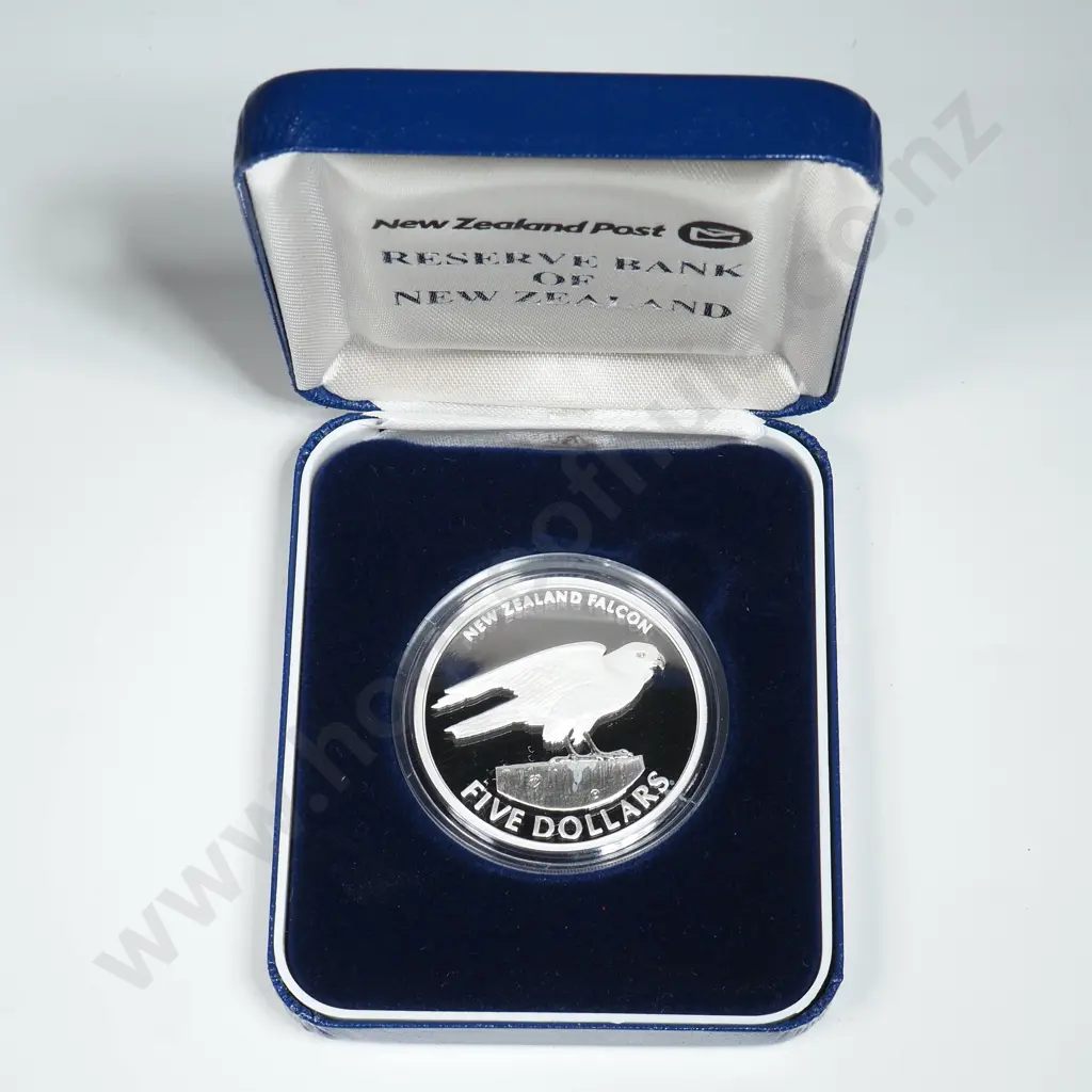 2006 New Zealand Silver Proof Five Dollar Coin  Image 1++