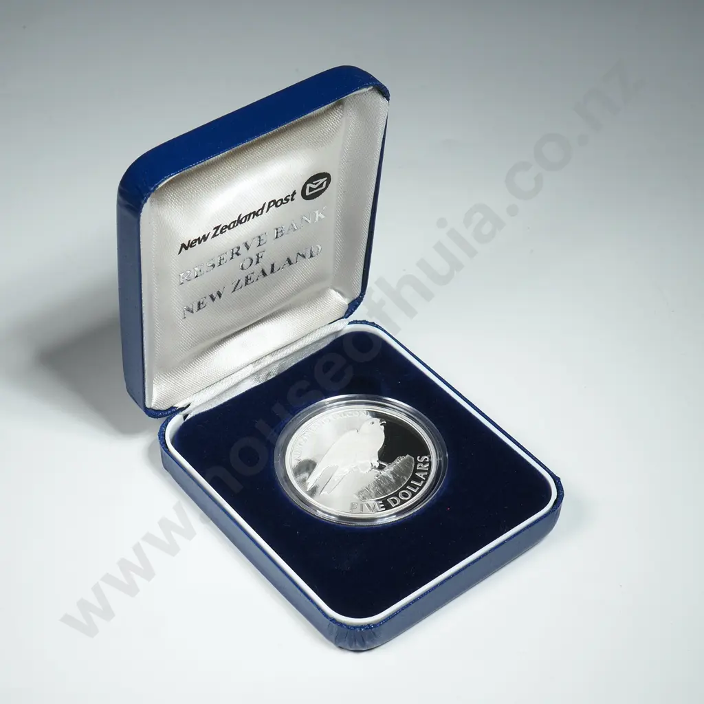 2006 New Zealand Silver Proof Five Dollar Coin  Image 1++