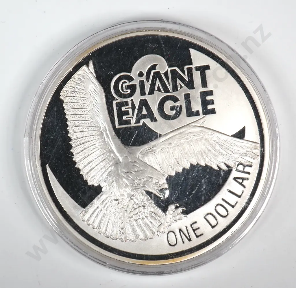 Uncased 2009 New Zealand Proof One Ounce Silver Coin  Image 1++