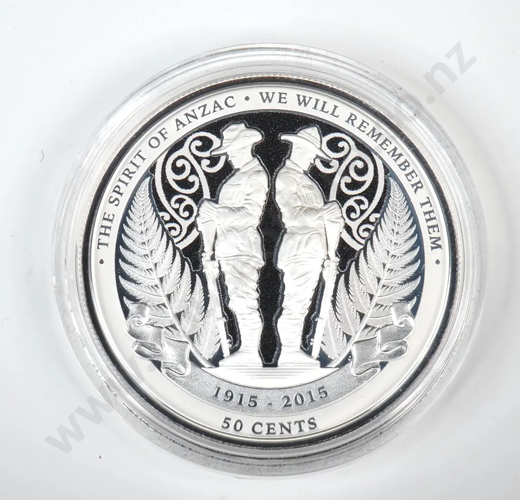Uncased 2015 New Zealand Proof One Ounce Silver Coin  Image 1++