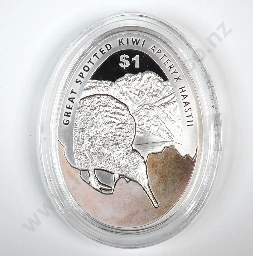 Uncased 2016 New Zealand Proof One Ounce Silver Coin  Image 1++