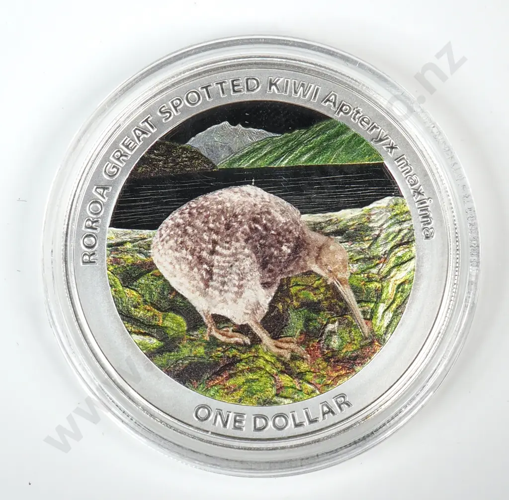 Uncased 2024 New Zealand Proof One Ounce Silver Coin  Image 1++