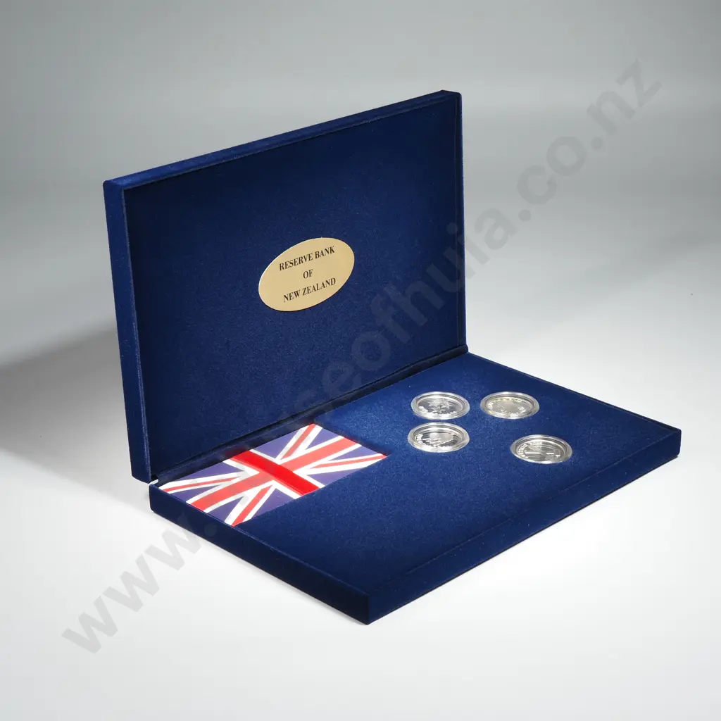 1998 New Zealand Silver Proof Coin Set  Image 1++