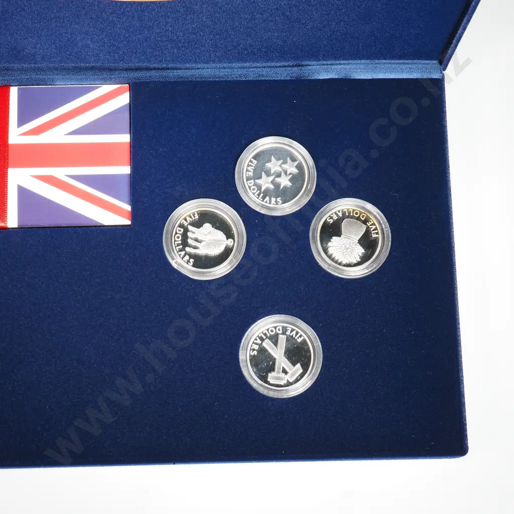 1998 New Zealand Silver Proof Coin Set  Image 1++