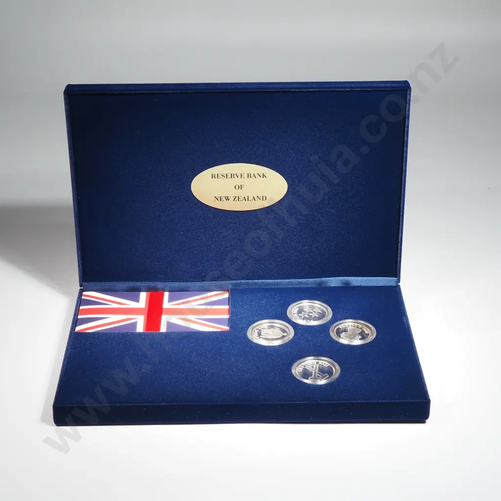 1998 New Zealand Silver Proof Coin Set  Image 1++