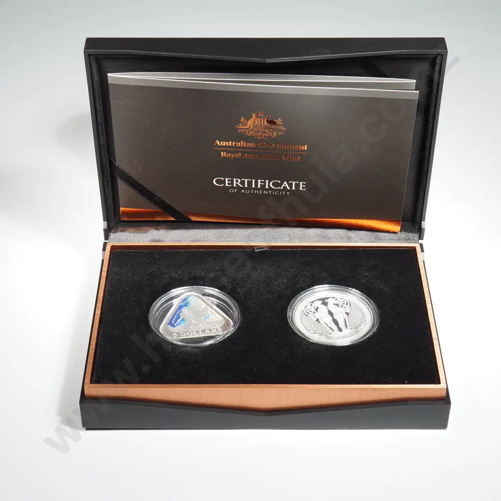 2015 ANZAC One Ounce & .71 Ounce ASW Silver Proof Coins Image 1++