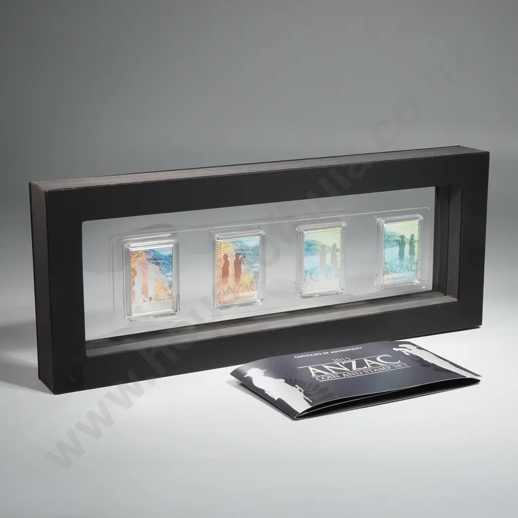 2015 ANZAC Two 1/2 Ounce Silver Proof Coins CV $750  Image 1++