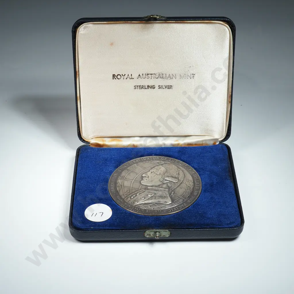 1969 Sterling Silver Cook Medallion  Image 1++