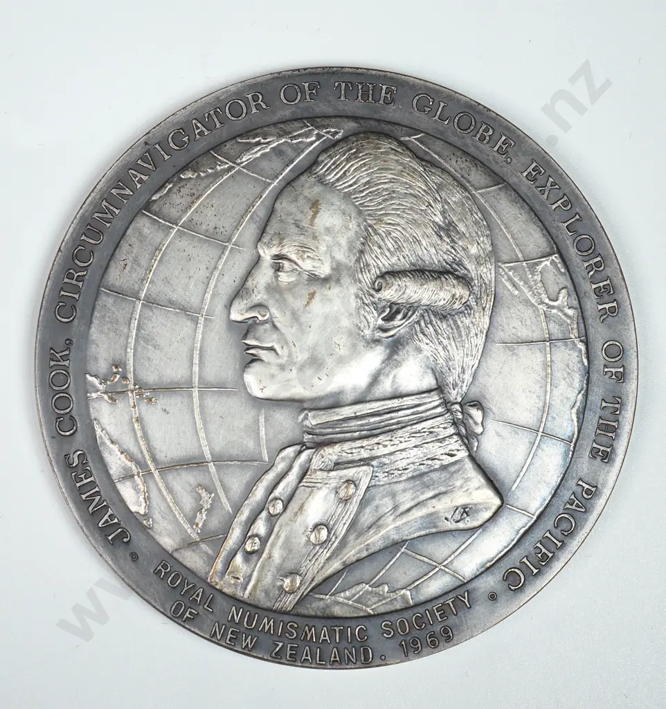 1969 Sterling Silver Cook Medallion  Image 1++