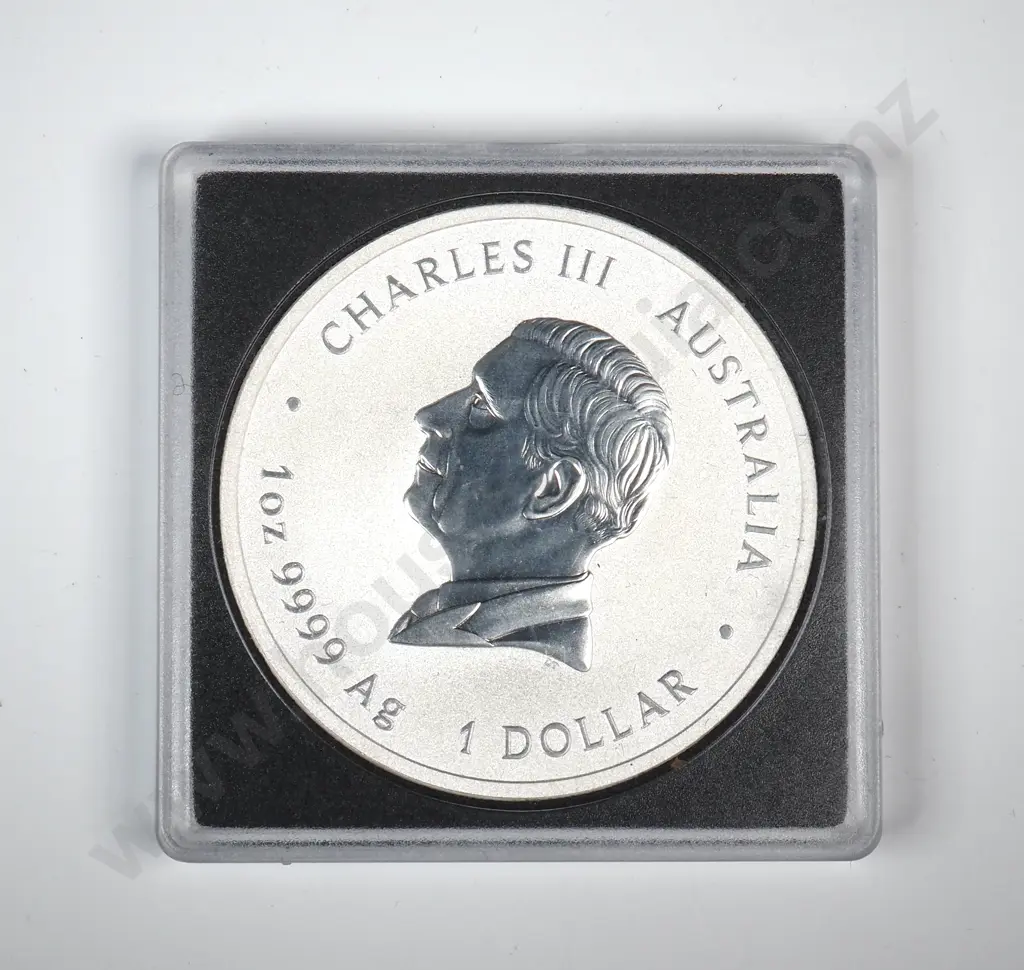 Uncased 2024 Australia Proof One Ounce Silver Coin  Image 1++