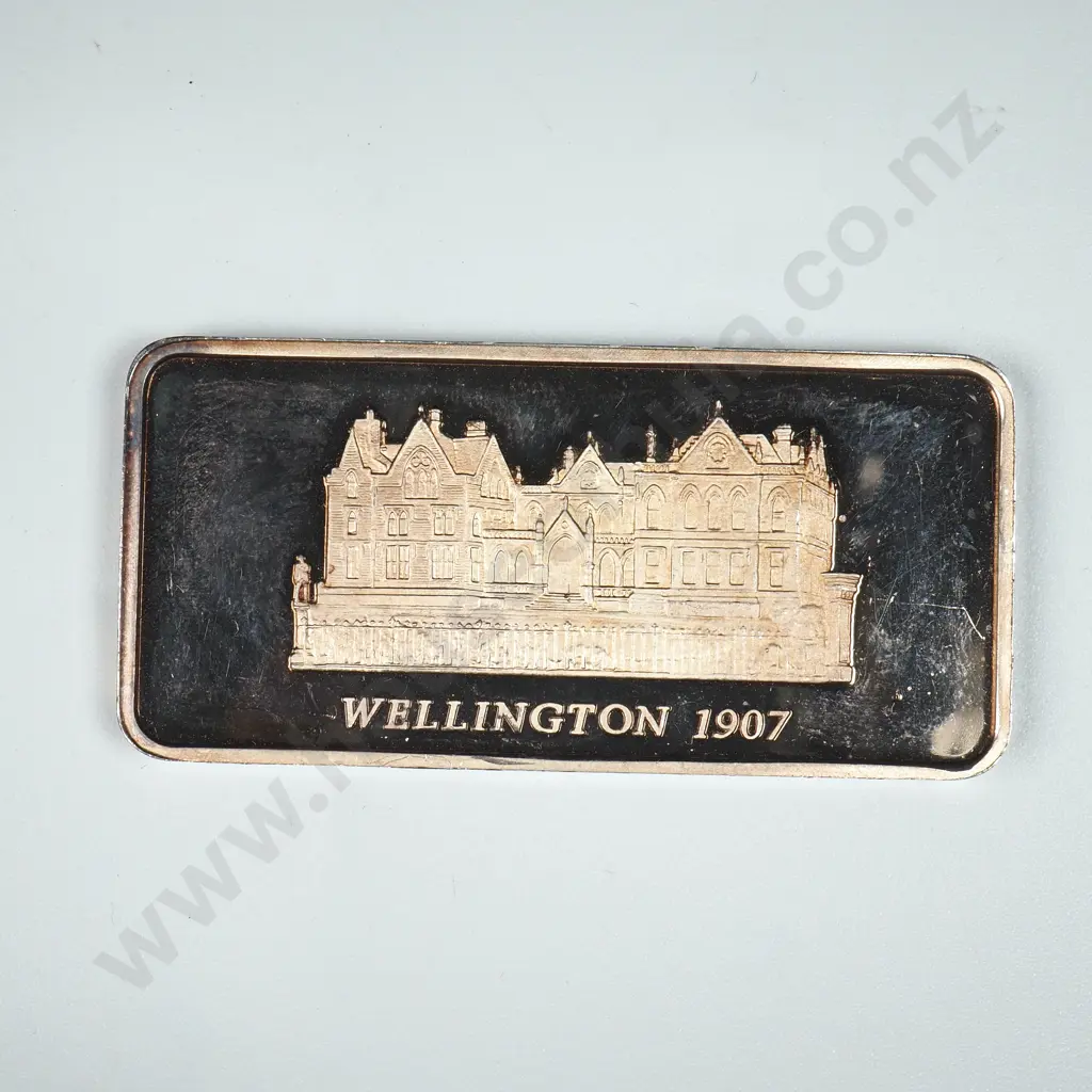 Capitals of New Zealand Sterling Silver One Ounce Bar Image 1++
