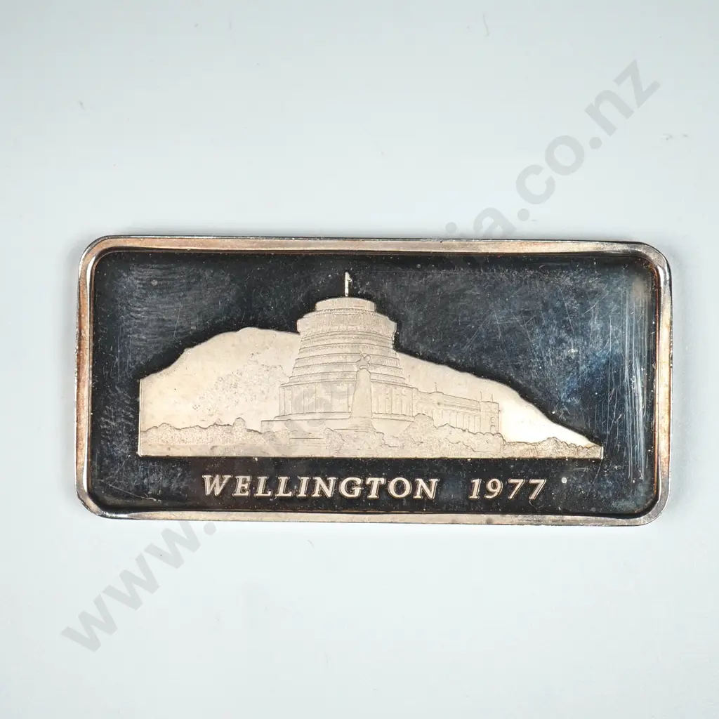 Capitals of New Zealand Sterling Silver One Ounce Bar Image 1++