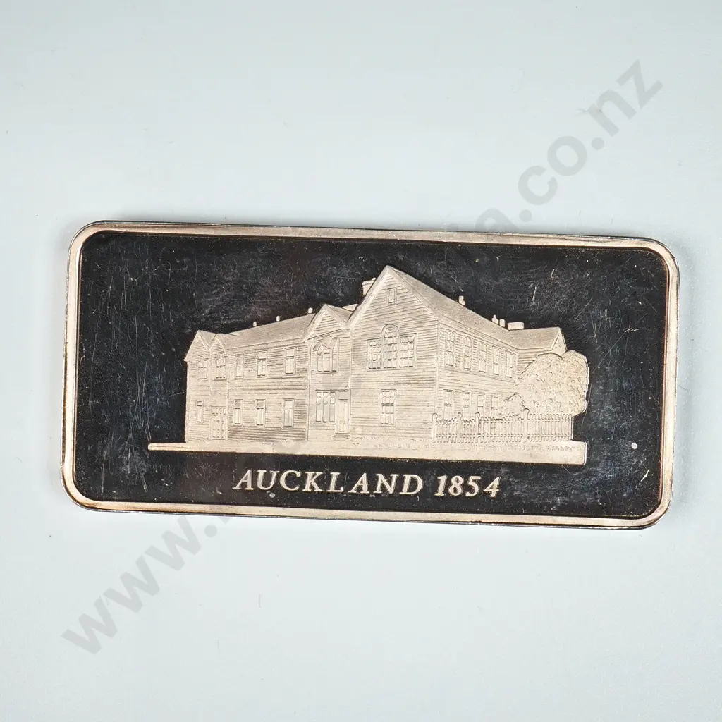 Capitals of New Zealand Sterling Silver One Ounce Bar Image 1++