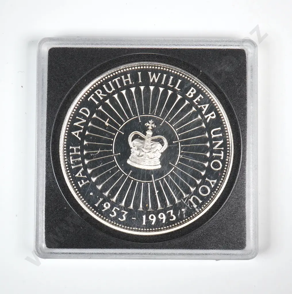 1993 28.28 Gram Sterling Silver UK Proof Coin  Image 1++