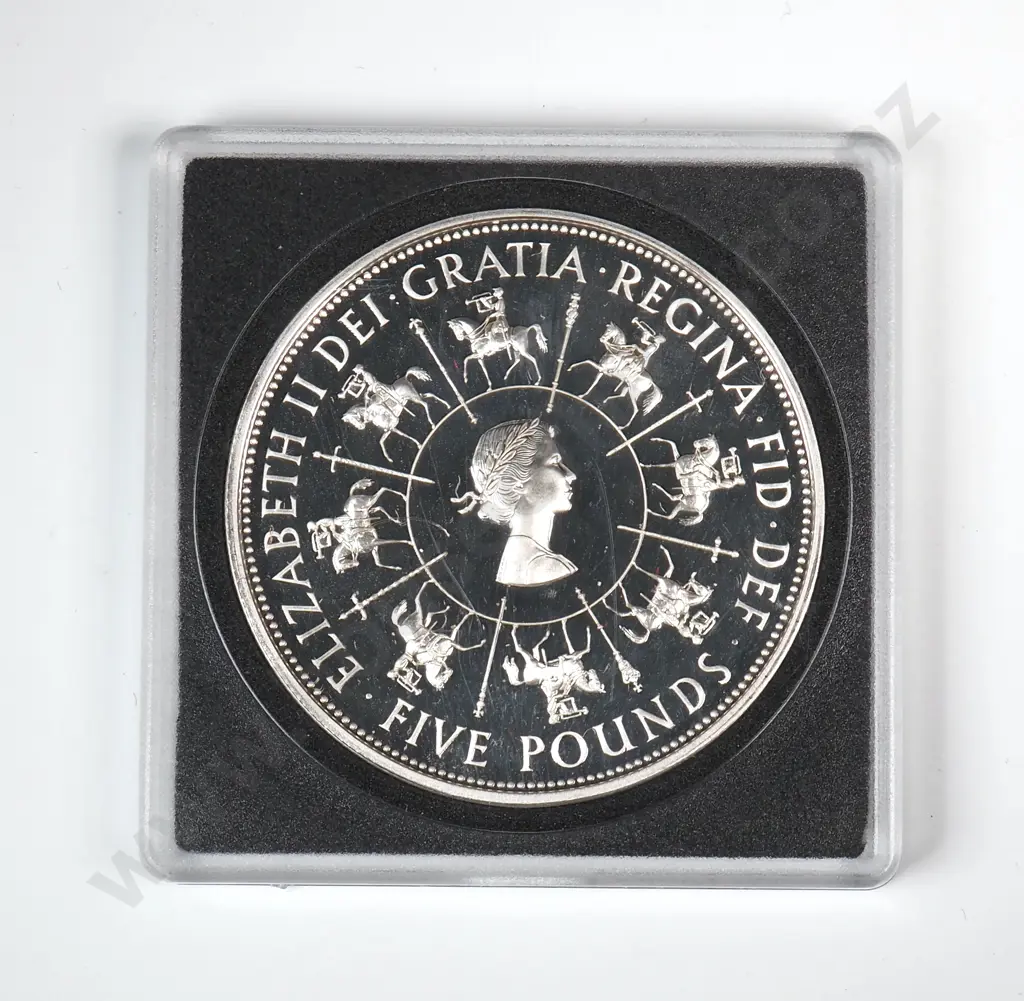 1993 28.28 Gram Sterling Silver UK Proof Coin  Image 1++