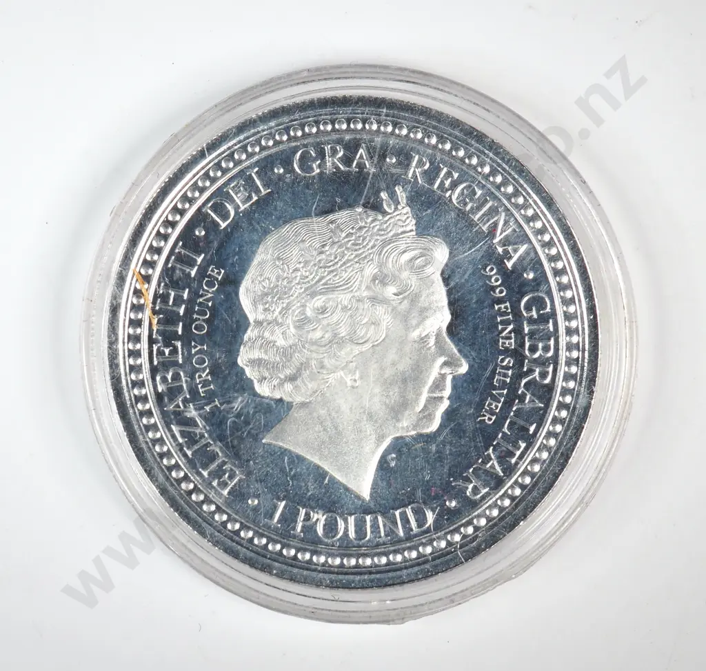 2018 United Kingdom One Ounce Silver Coin  Image 1++