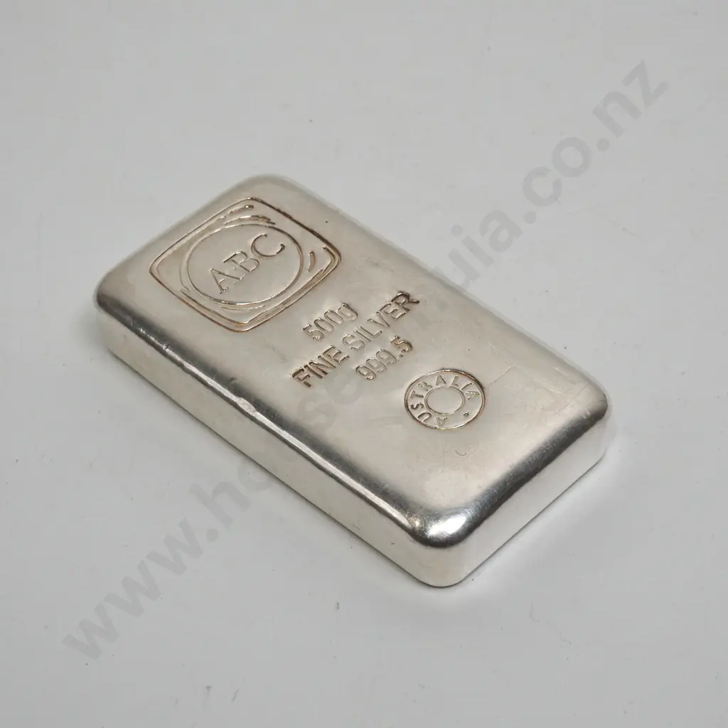 ABC Half Kilo Silver Bullion Bar  Image 1++
