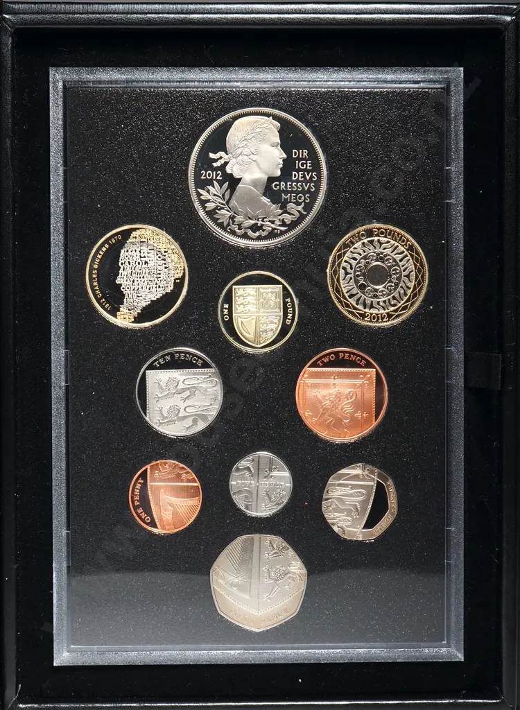 2012 United Kingdom Proof Coin set Image 1++