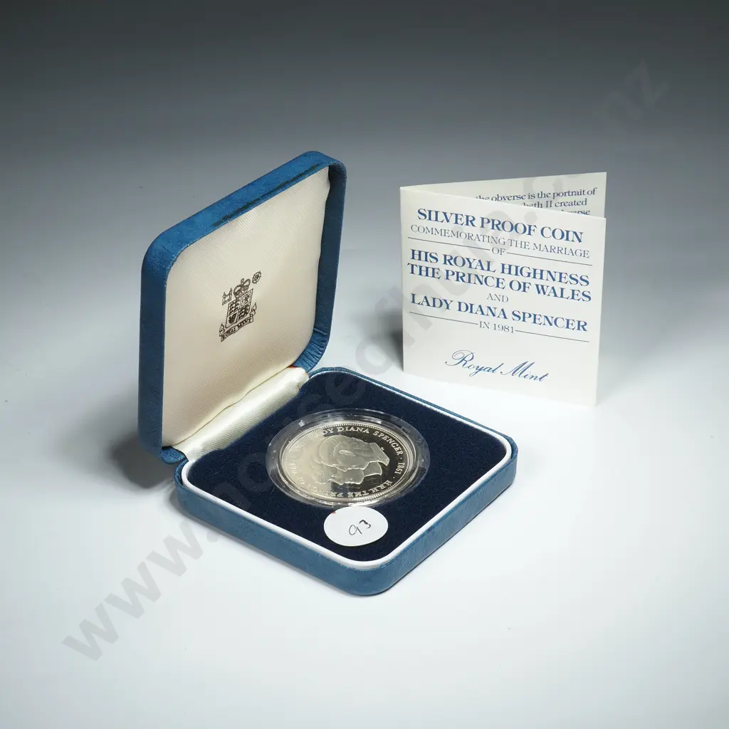 1981 United Kingdom Sterling Silver Proof Coin Image 1++