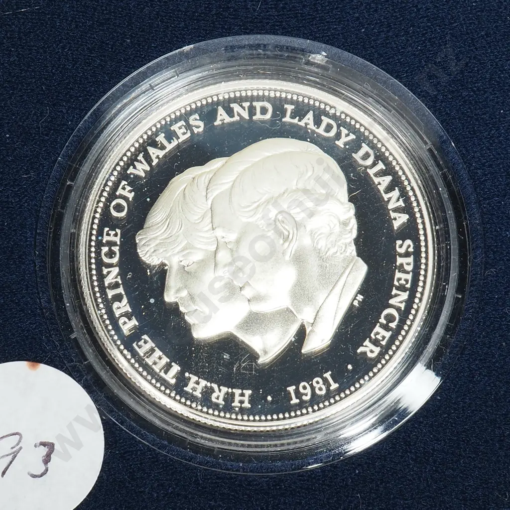 1981 United Kingdom Sterling Silver Proof Coin Image 1++