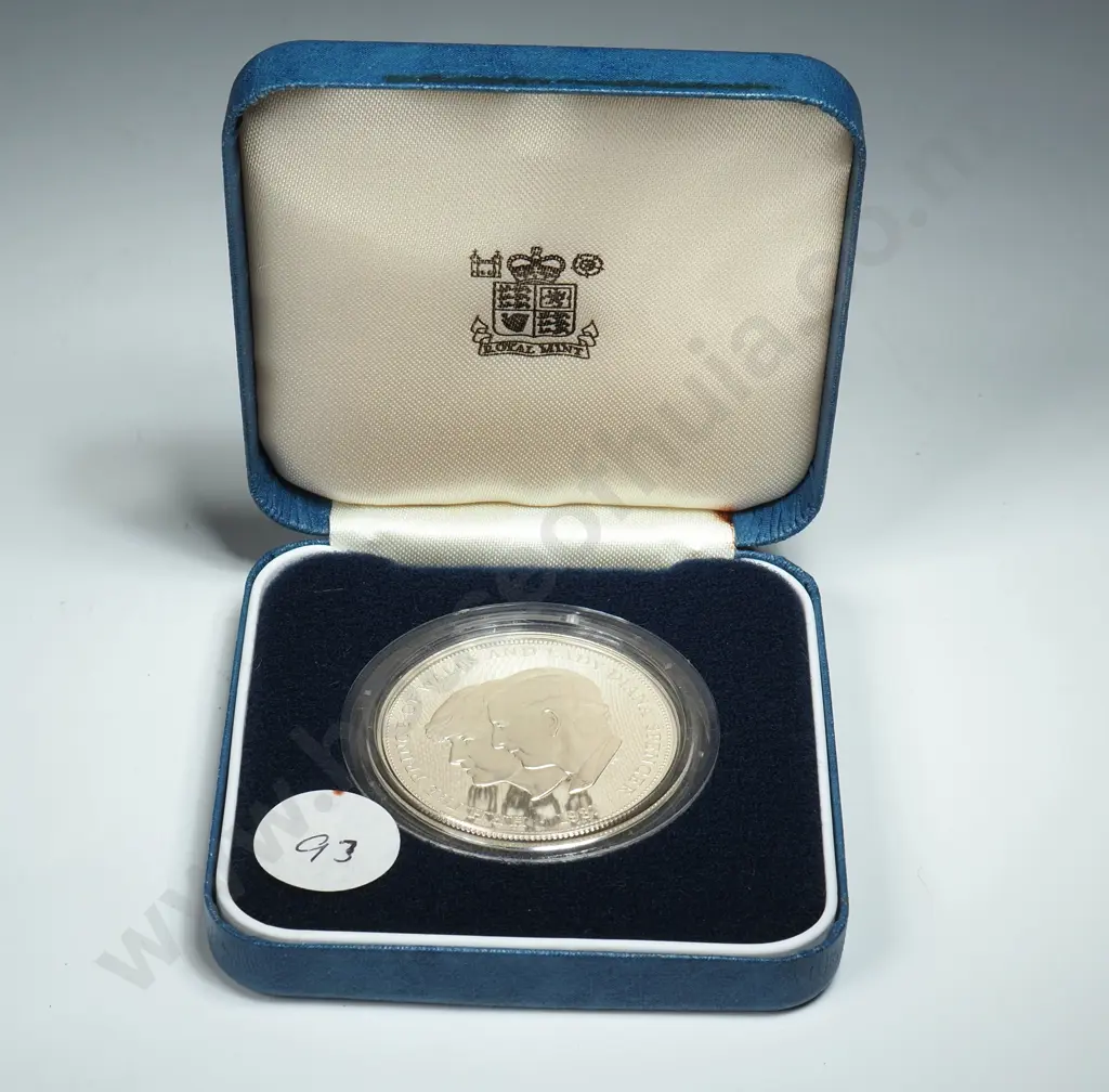 1981 United Kingdom Sterling Silver Proof Coin Image 1++