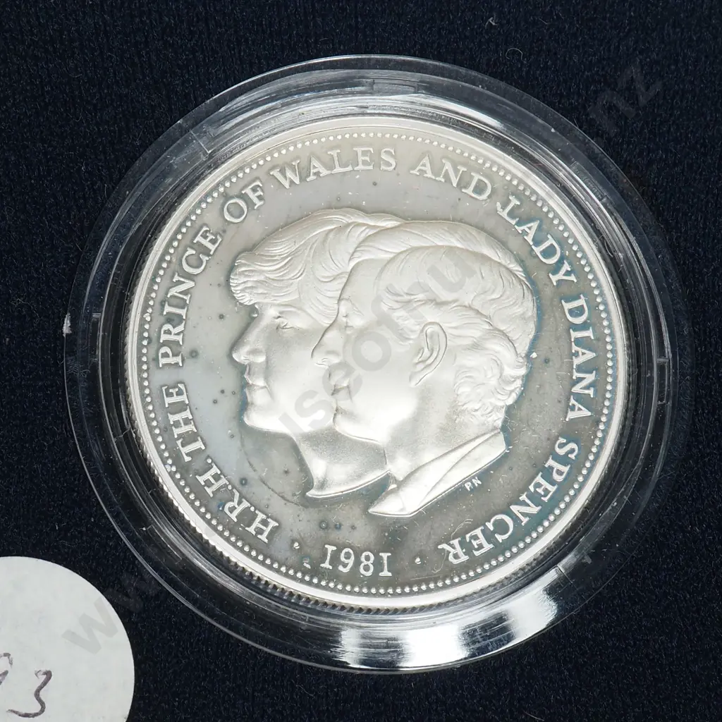 1981 United Kingdom Sterling Silver Proof Coin Image 1++