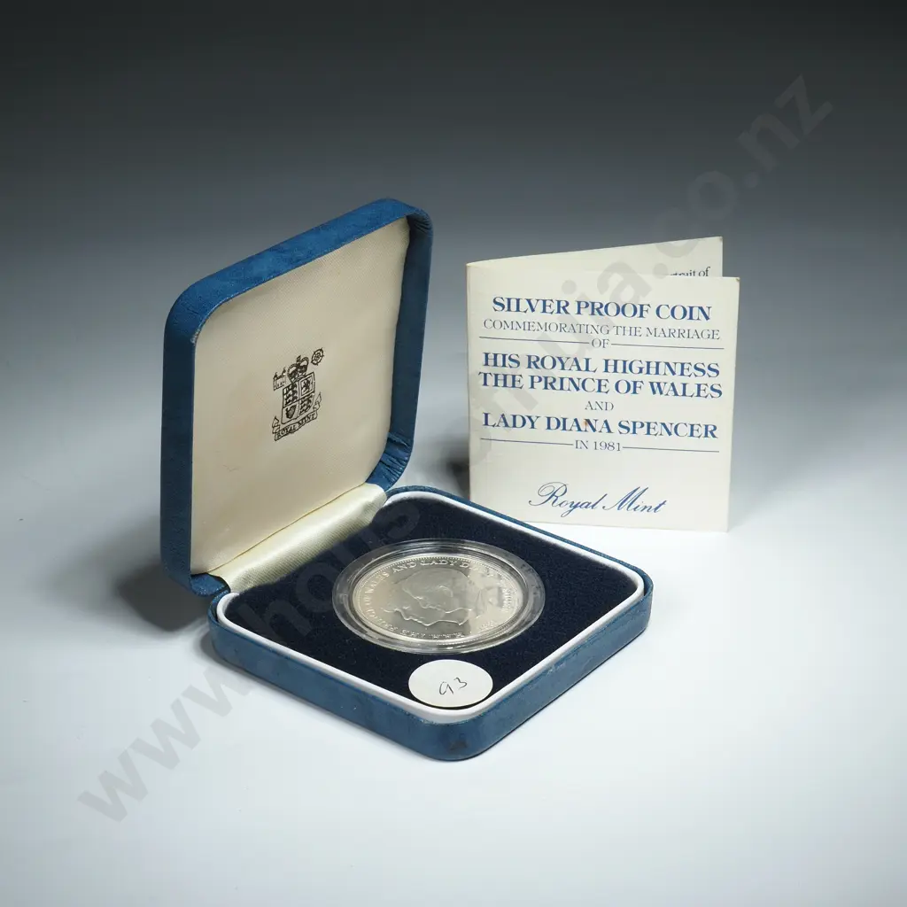 1981 United Kingdom Sterling Silver Proof Coin Image 1++