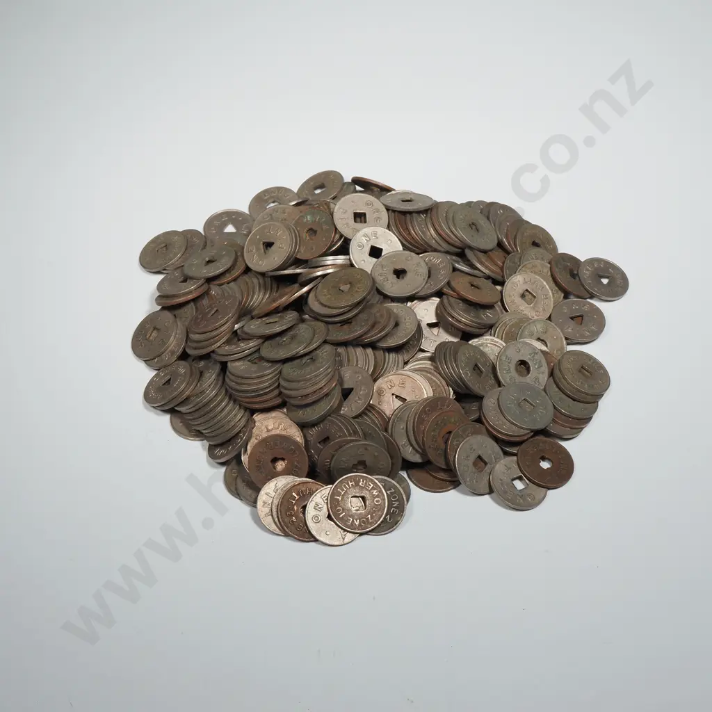 Large Assorted Lot of Approx 400 Milk Tokens from the 1960's  Image 1++