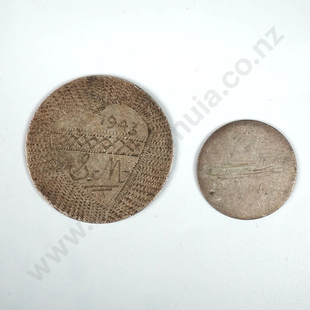 WW2 Trench Art Coin  Image 1++