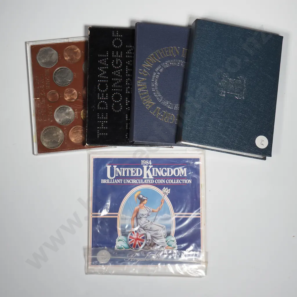 Assorted Lot of Proof / UNC UK Coin Sets  Image 1++