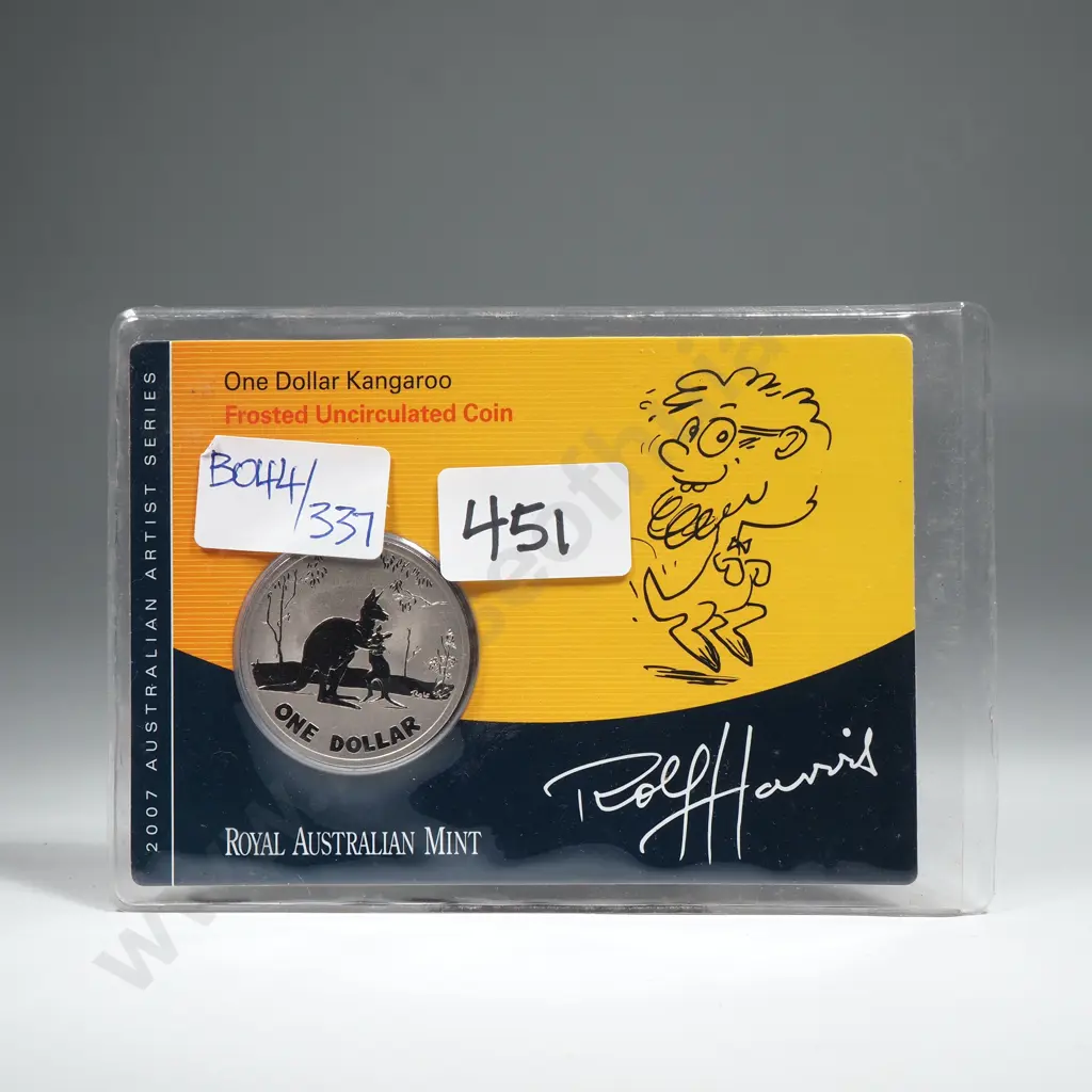 2007 Australia one Dollar UNC Rolf Harris Coin Image 1++