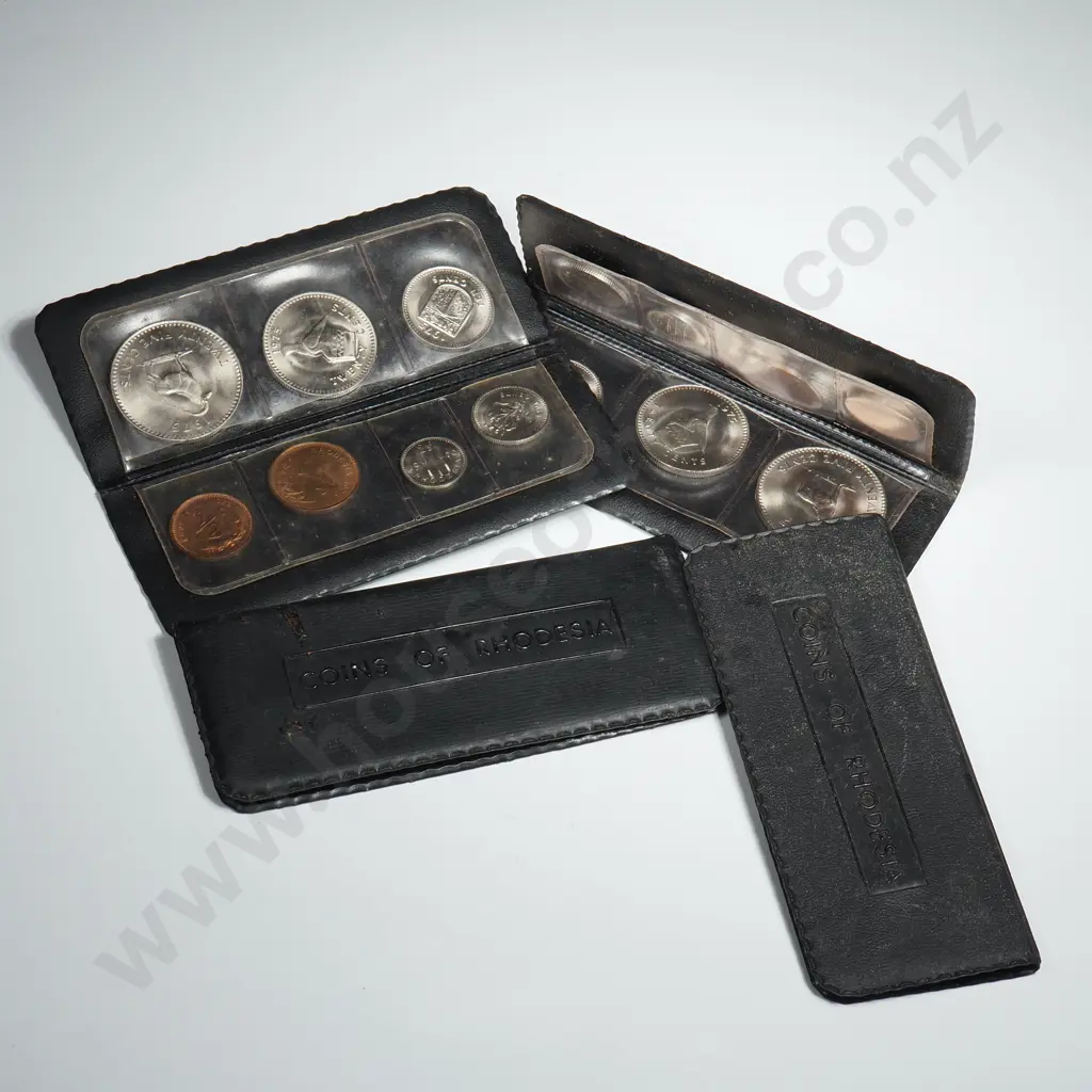 Four Coins of Rhodesia Coin Sets  Image 1++