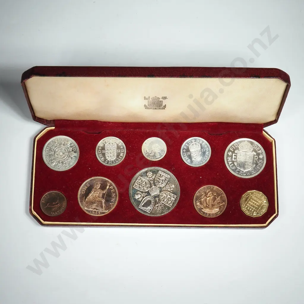 1953 United Kingdom Proof Coin Set Image 1++