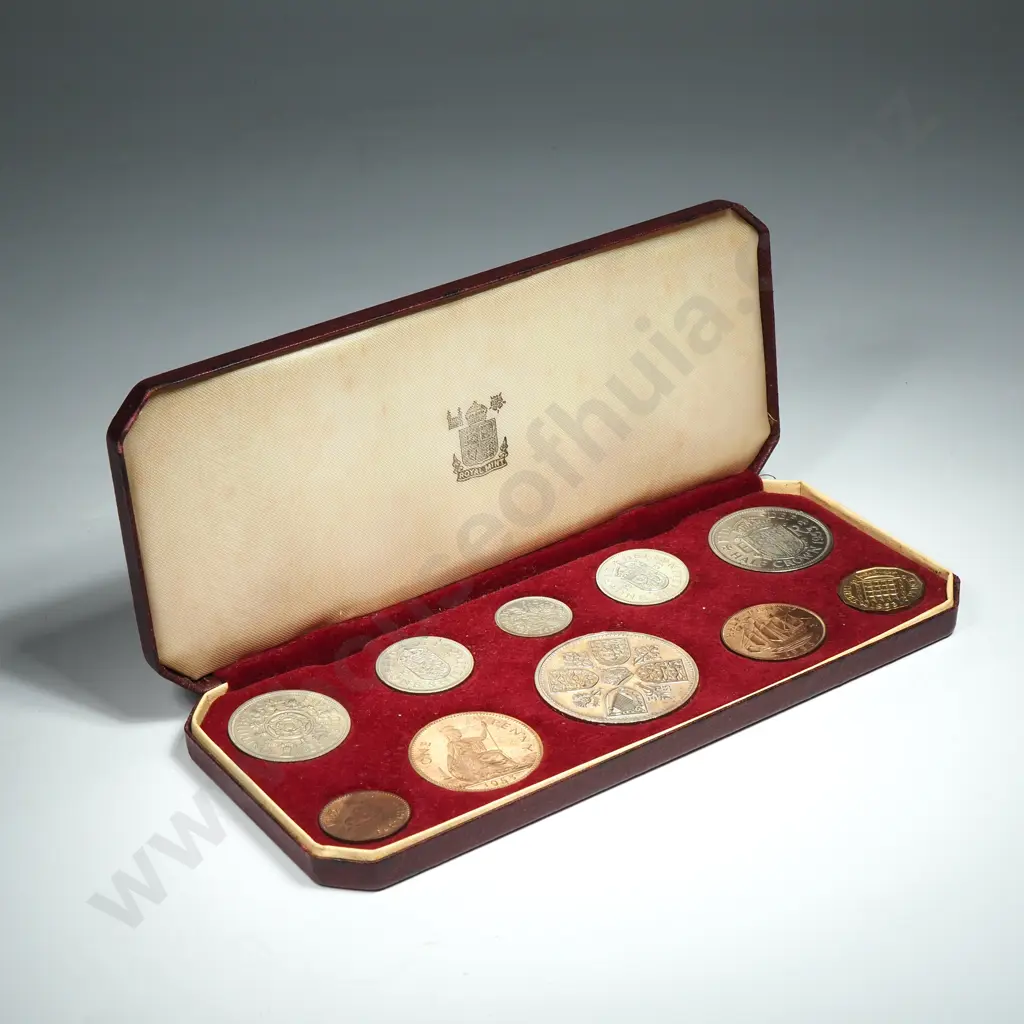 1953 United Kingdom Proof Coin Set Image 1++