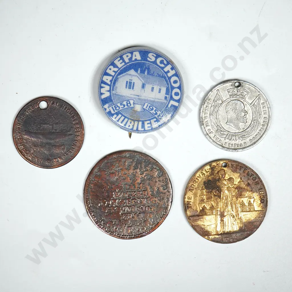 Assorted New Zealand Medallions / Tokens  Image 1++