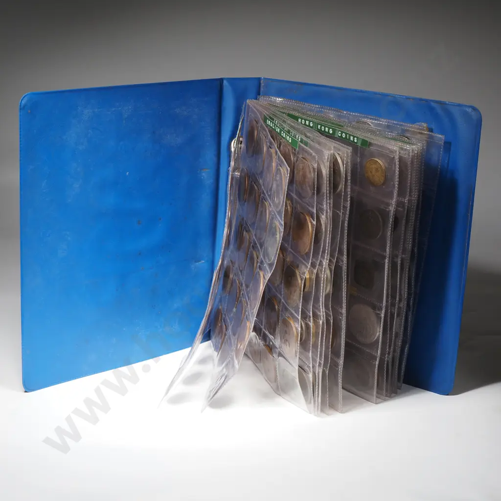 Four Albums of Coins - Large Selection of Mainly New Zealand & World Coins Image 1++