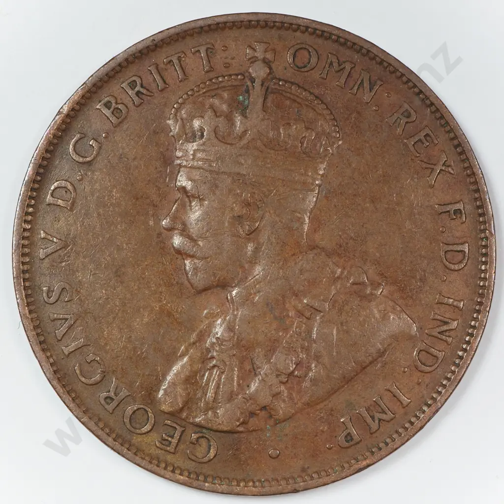 Australia 1925 One Penny, Fine Image 1++