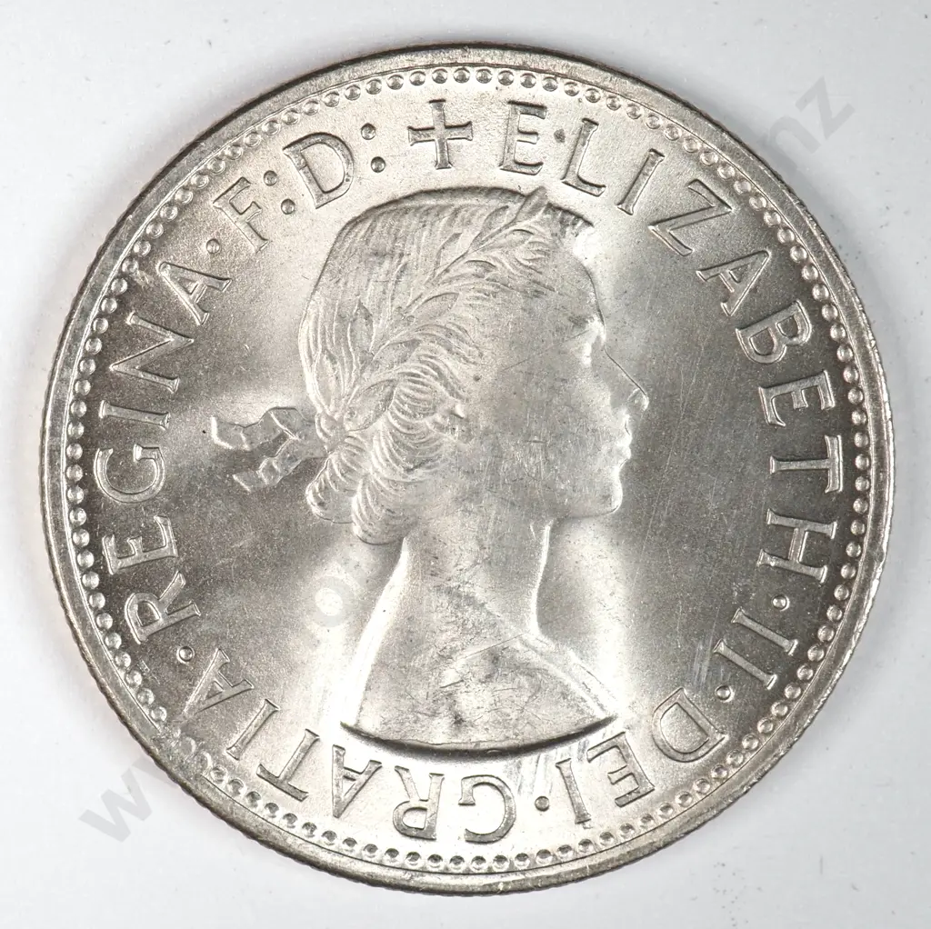 Australia 1958 Florin, Uncirculated Image 1++