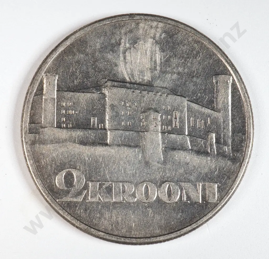 Estonia 1930 Two Krooni, Extremely Fine Image 1++