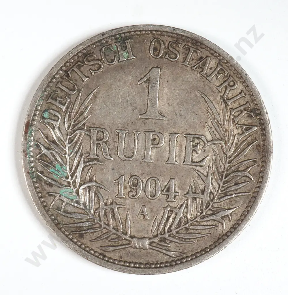 German East Africa 1904 One Rupie, Very Fine Image 1++