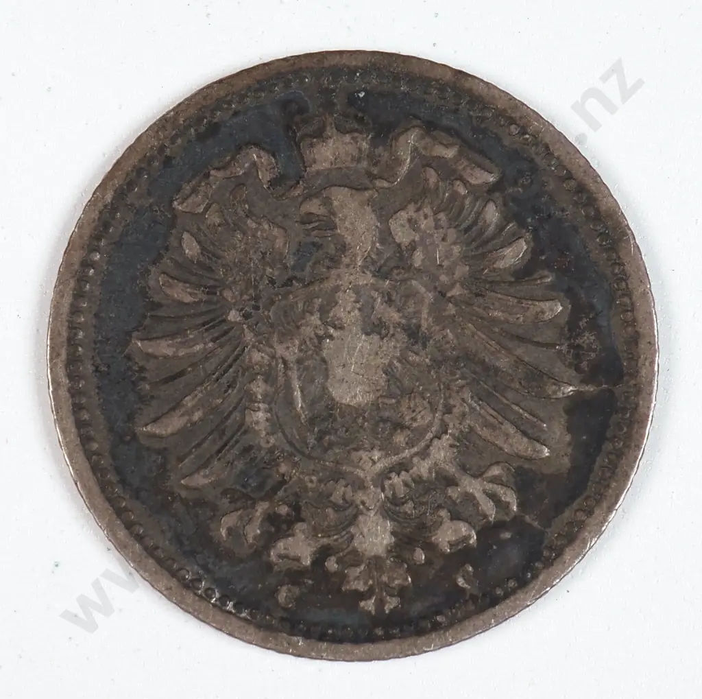 Germany 1874 'C' Twenty Pfennig, Very Fine Image 1++