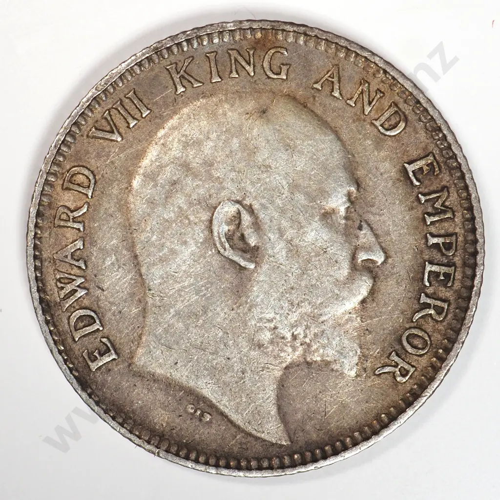 India 1904 Quarter Rupee, Very Fine Image 1++