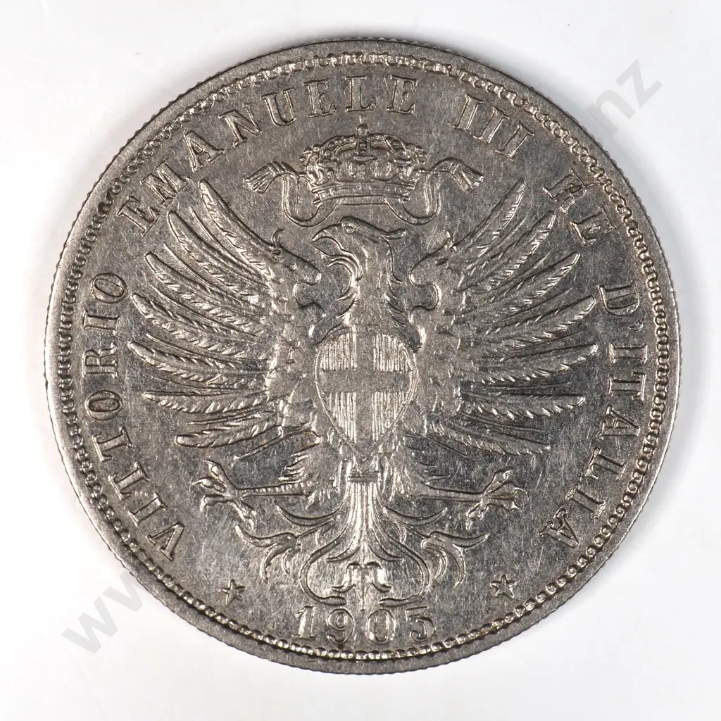 Italy 1903 Twenty Cents, Extremely Fine Image 1++
