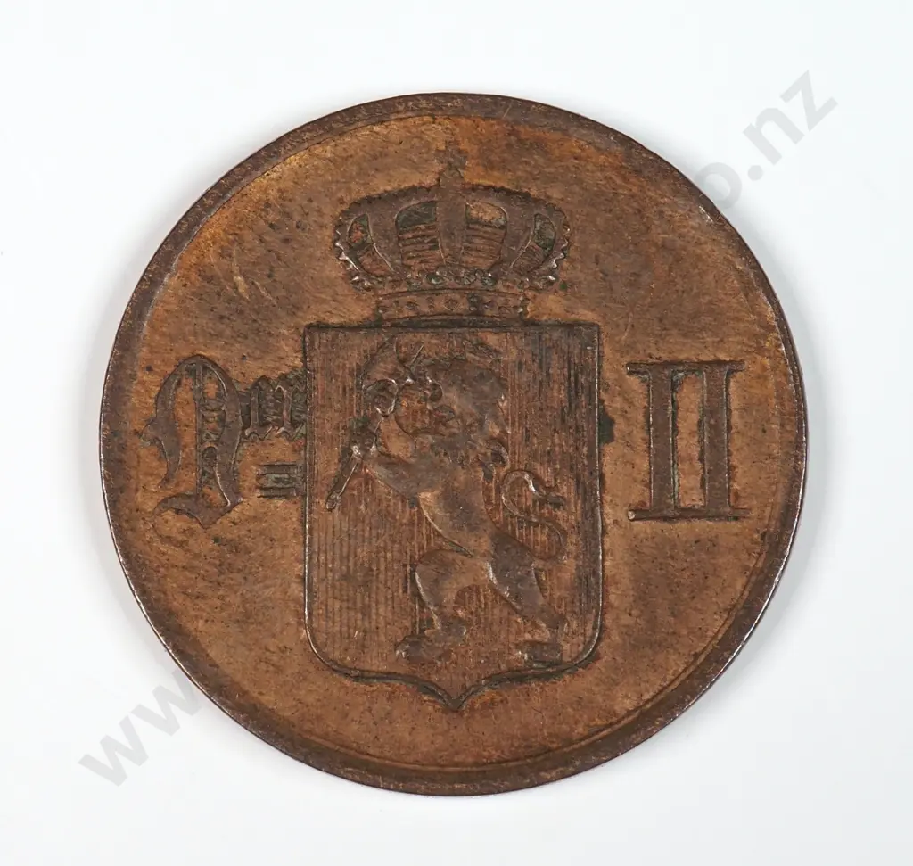 Norway 1878 One Ore, Very Fine Image 1++