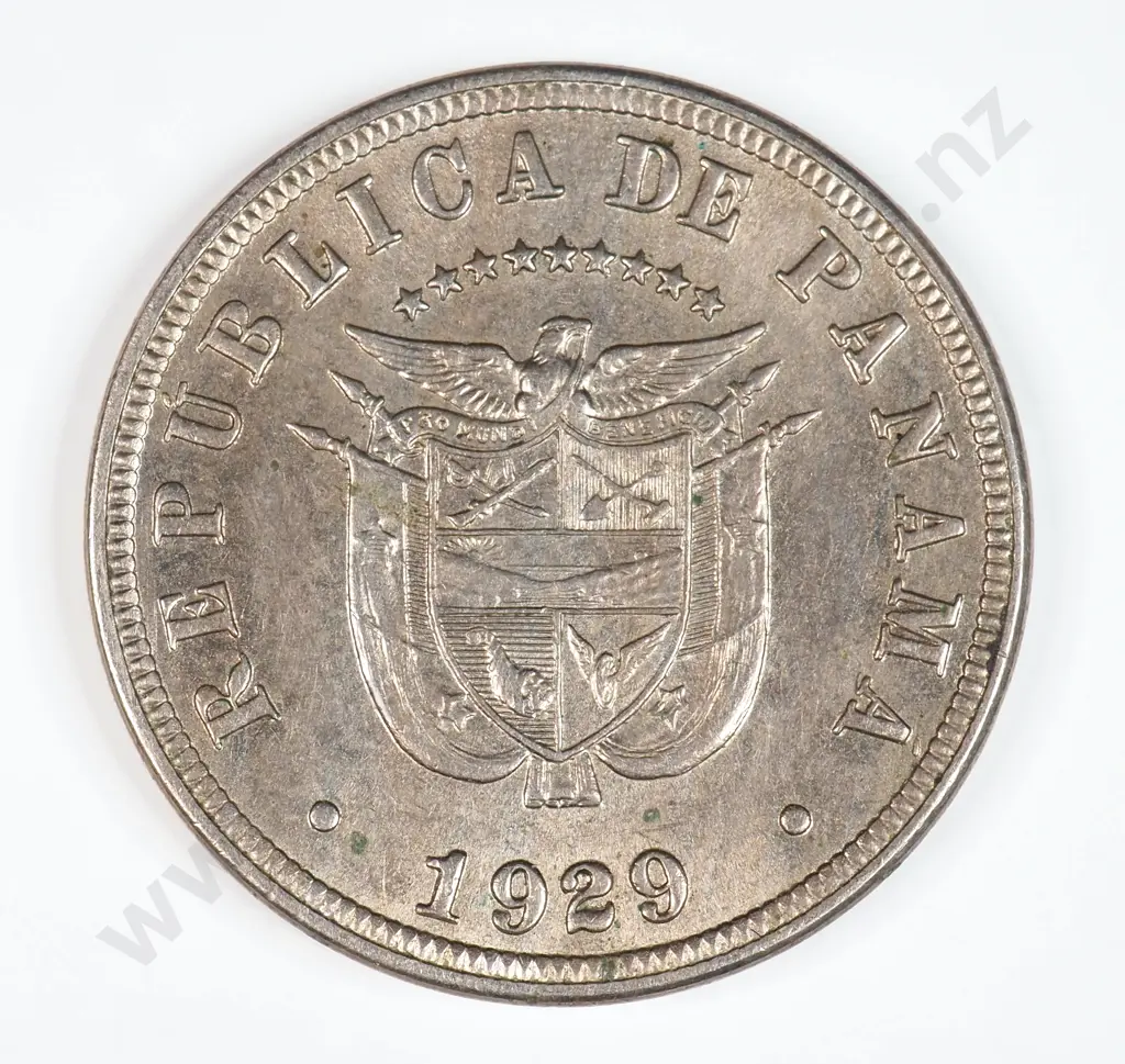 Panama 1929 Five Centesimos, Uncirculated Image 1++