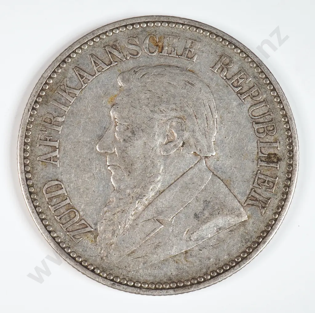 South Africa 1897 Two And A Half Shillings, Very Fine Image 1++