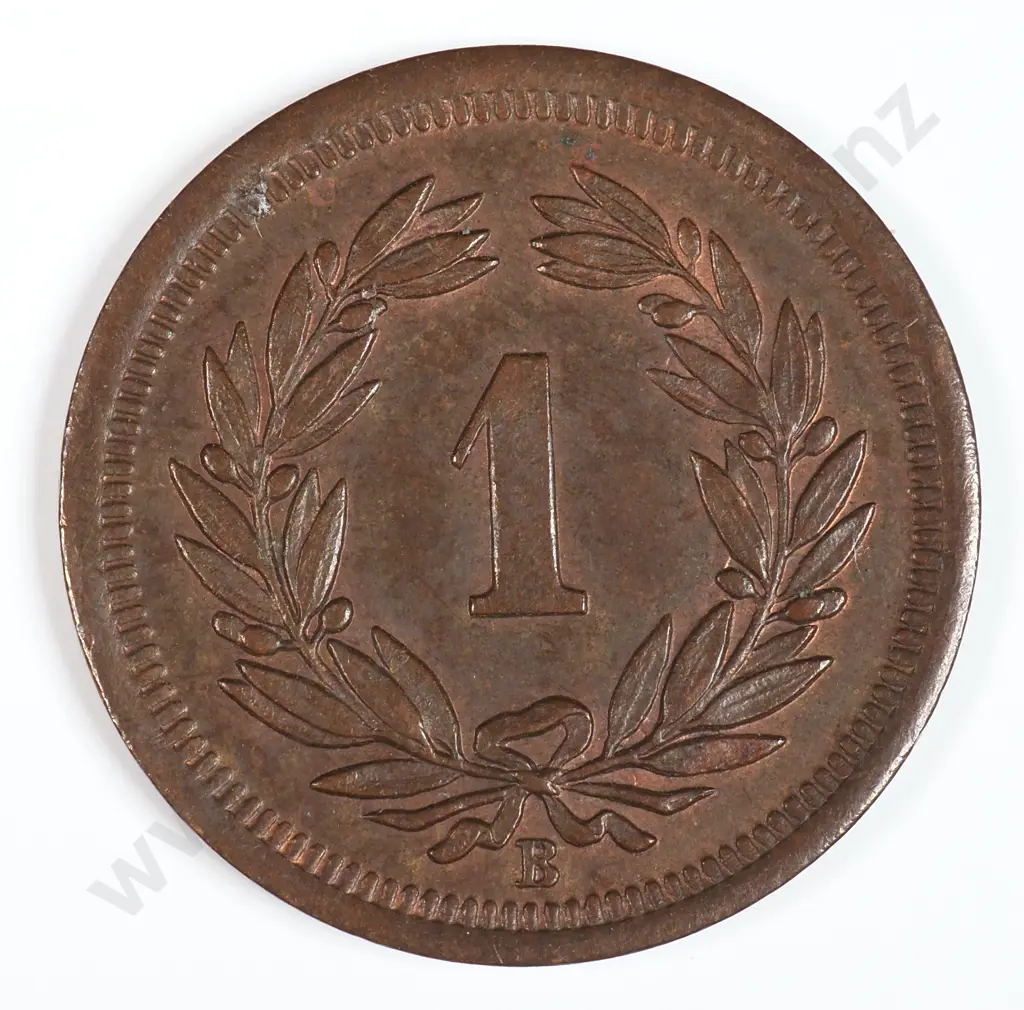 Switzerland 1897 One Rappen, Extremely Fine Image 1++