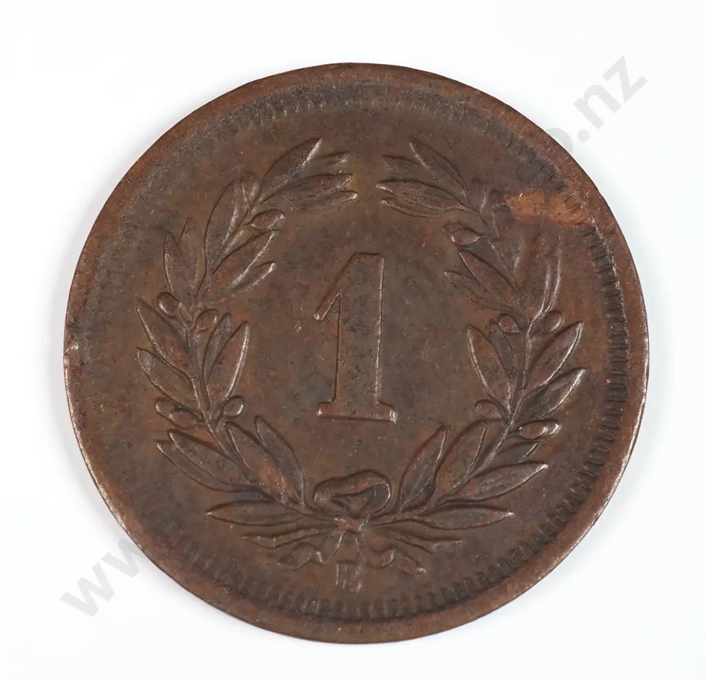 Switzerland 1903 One Rappen, Very Fine Image 1++