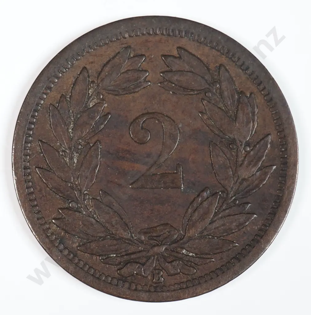 Switzerland 1888 Two Rappen, Very Fine Image 1++